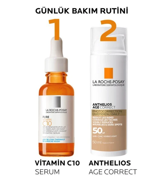 La Roche Posay Anthelios Age Correct Spf 50 Renkli Güneş Kremi 50 Ml - 6