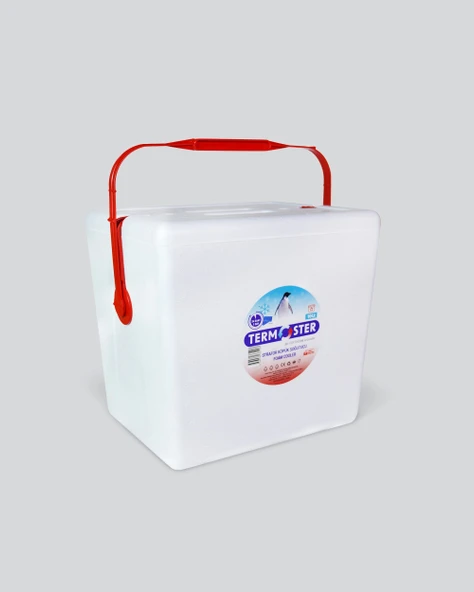 Kilitli Termoster Strafor Köpük Soğutucu 10 Lt - 1