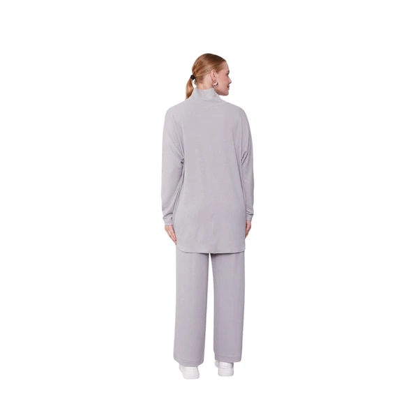 Kadın Cep Detaylı Fitilli İkili Takım 100103 - Resim 5