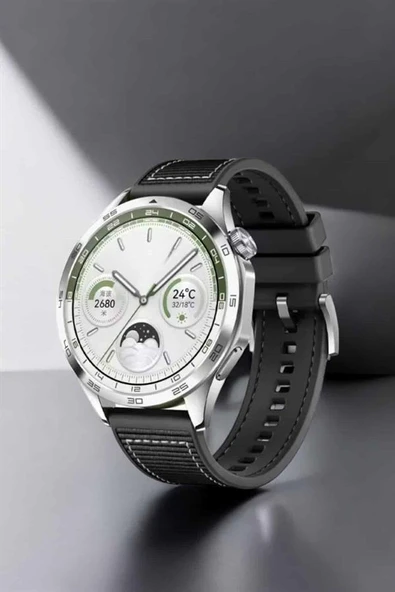 Akıllı Saat Metal Kordonlu GPS ve NFC Uyumlu Arama Cevaplayan ürün görseli