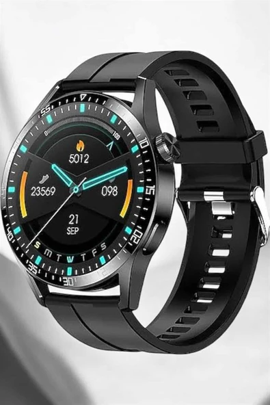 Akıllı Saat Nabız Ölçer Uyku Takibi Sesli Görüşme Bildirim Görme - Resim 3