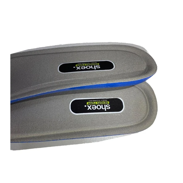 Ayakcenter Shoex Gri Memory Foam Insole Ayakkabı Tabanlık - Resim 5
