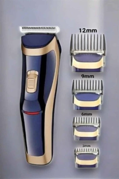 Profesyonel Şarjlı Saç ve Sakal Traş Makinesi Kolay Kullanım - Resim 5