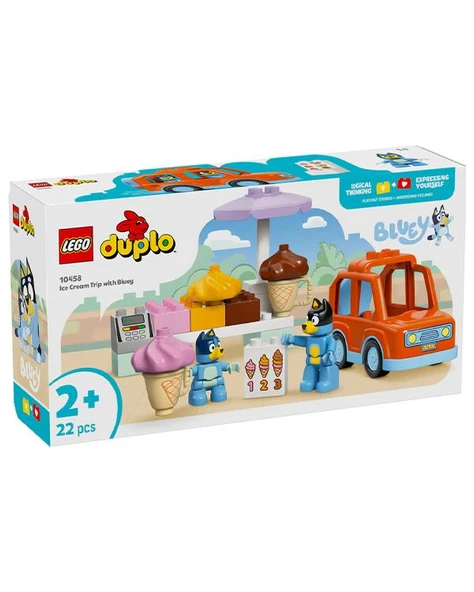 Lego Duplo Bluey ile Dondurma Gezisi 22 Parça 10458 - 4