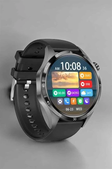 Akıllı Saat Metal Kordonlu GPS ve NFC Uyumlu Arama Cevaplayan - Resim 4