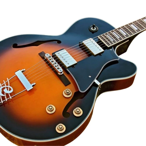 CORT YORKTOWN TAB ELEKTRO AKUSTİK GİTAR, ÇANTALI, TABACCO BURST - 6