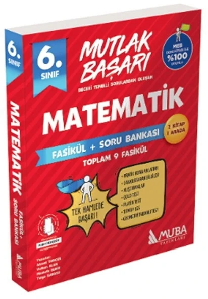 Muba 6.Sınıf Matematik Mutlak Başarı Fasikül+Soru Bankası
