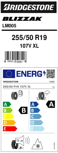 Brıdgestone 255/50R19 107V Xl M+S Sfm Blızzak Lm005 (4X4-Suv) Kış Lastiği (Üretim Yılı:2023) - Resim 4