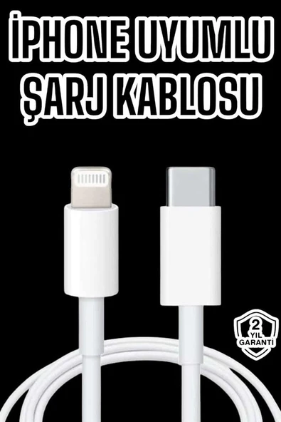 Iphone Tüm Modellerle Uyumlu Hızlı Şarj Kablosu İOS 30W - 2