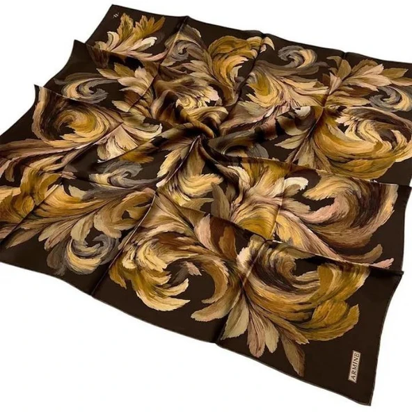 Armine E25Ka9423D01 32 Saf İpek Eşarp - Resim 2