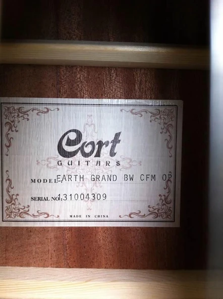 CORT EARTHGRAND BW CFM OP ELEKTRO AKUSTİK GİTAR, ÇANTALI, CUTAWAY - 3
