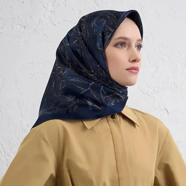 Armine E25Ka9409D02 81 Saf İpek Eşarp - Resim 2