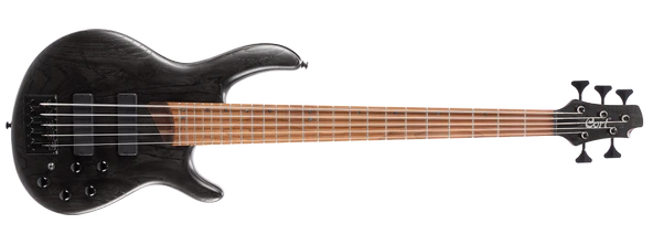 CORT B5 ELEMENT OPTB BASS GİTAR, 5 TELLİ OPEN PORE TRANS BLACK ürün görseli