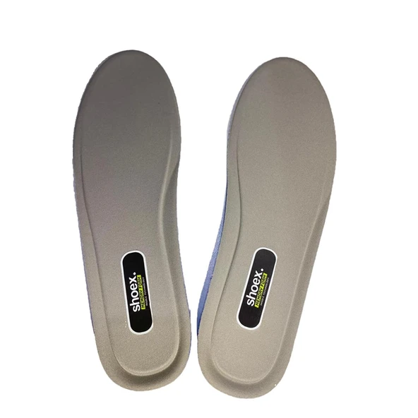 Ayakcenter Shoex Gri Memory Foam Insole Ayakkabı Tabanlık - Resim 4
