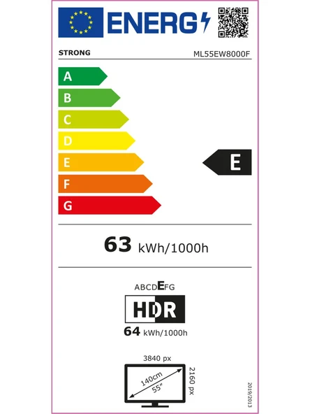 Strong ML55EW8000F 55’’ 140 Ekran Uydu Alıcılı 4K Ultra HD DLED TV - 6