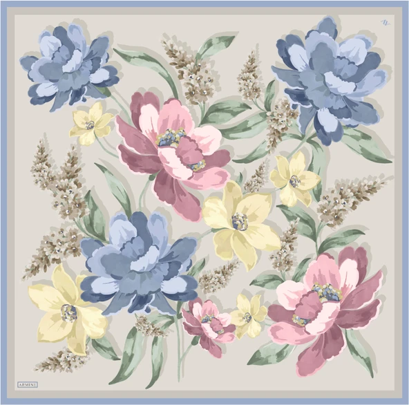 Armine E25Ka9414D01 85 Saf İpek Eşarp ürün görseli