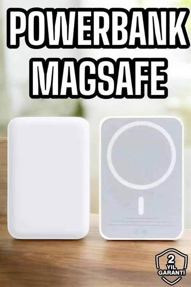 Magsafe Kablosuz Batarya Yüksek Performanslı Manyetik Tasarım Hızlı Şarj - 2