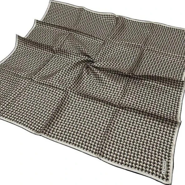 Armine E25Ka9417D02 86 Saf İpek Eşarp - Resim 2