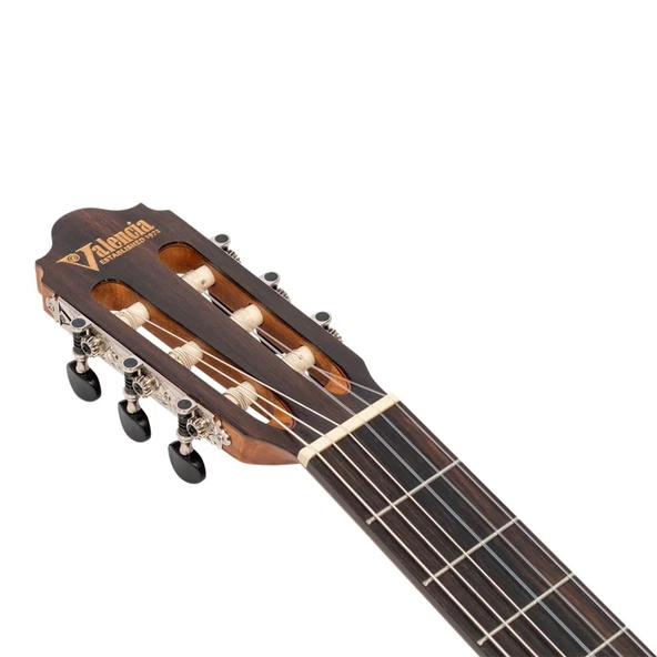 VALENCIA VC704CE ELEKTRO KLASİK GİTAR, CUTAWAY, 4/4, NATUREL - Resim 4