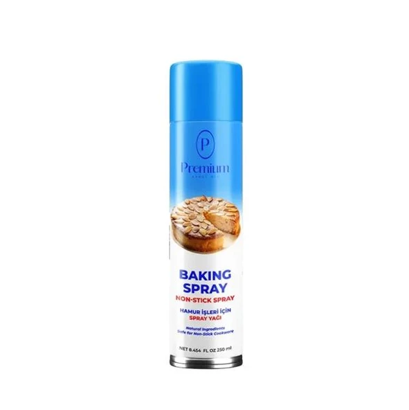 Premium Baking Spray, Hamur İşleri için Sprey Yağı 250 ml - 1