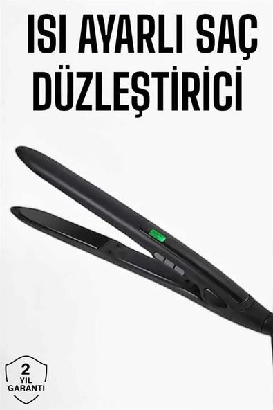 Saç Düzleştirici Isı Ayarlı Döner Kablo Yıpranma Karşıtı - Resim 2