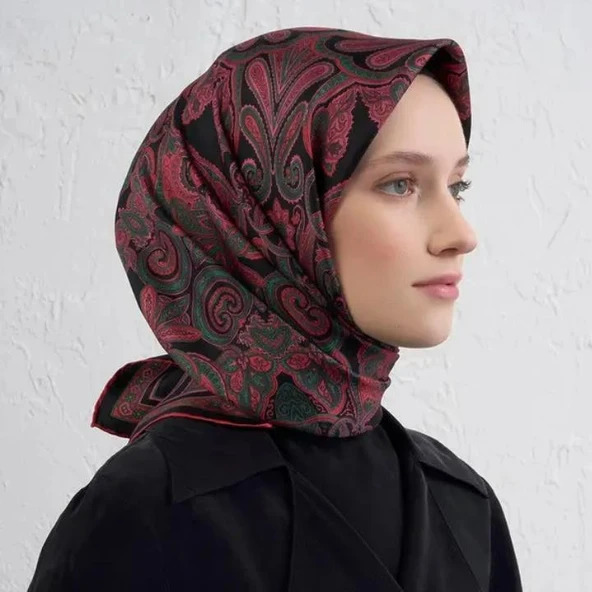 Armine E25Ka9421D02 87 Saf İpek Eşarp - Resim 2