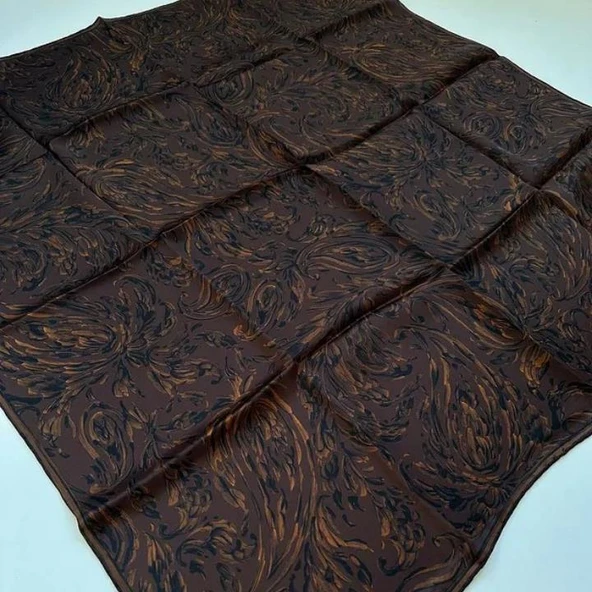 Armine E25Ka9431D02 80 Saf İpek Eşarp - Resim 2