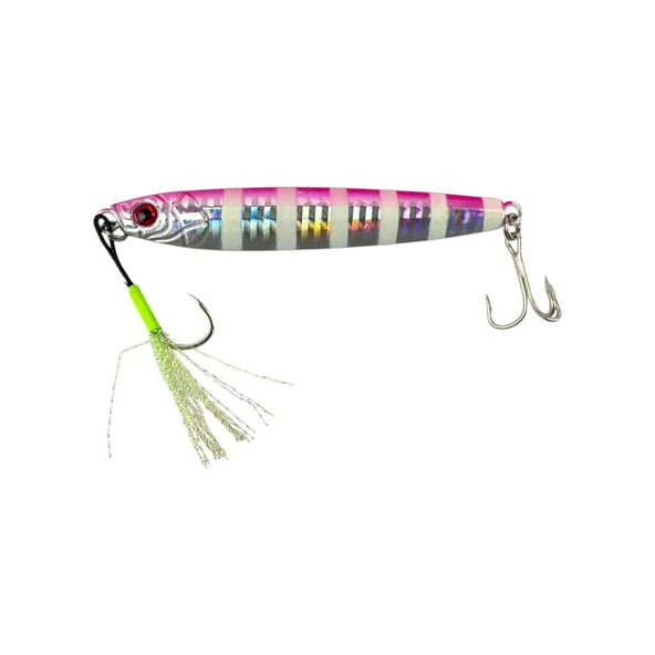 Sea Horse Special 60gr Jig Pink Zebra Glow ürün görseli 1