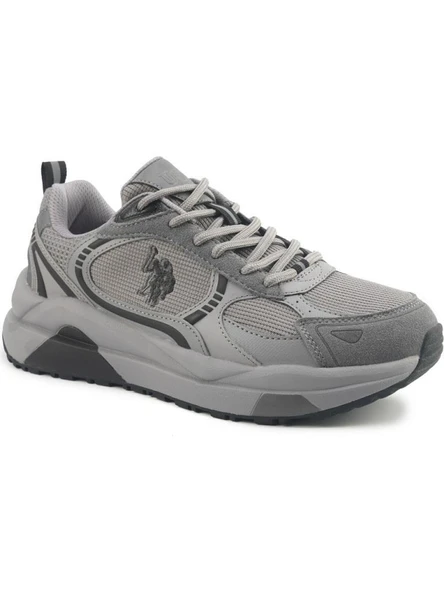 U.S.POLO ASSN CHABY 5PR GRİ COMFORT CASUAL ANATOMİK SPOR AYAKKABISI - Resim 2