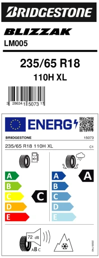 Brıdgestone 235/65R18 110H Xl M+S Sfm Blızzak Lm005 (4X4-Suv) Kış Lastiği (Üretim Yılı:2023) - 4