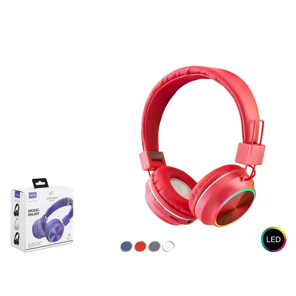 Hadron Mf8 Bluetooth Kulaklık Led SİYAH - 4