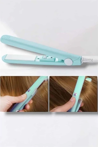 180°C Isı ve Uzun Süre Kalıcı Düzlük Sağlayan Mini Saç Düzleştirici - 5