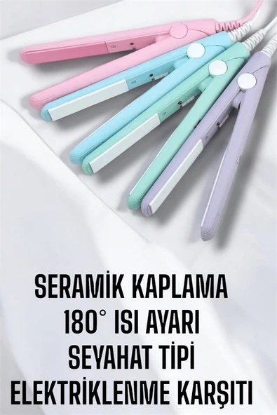 Kompakt ve Hafif: Elektriklenme Karşıtı Mini Saç Düzleştirici - Resim 5