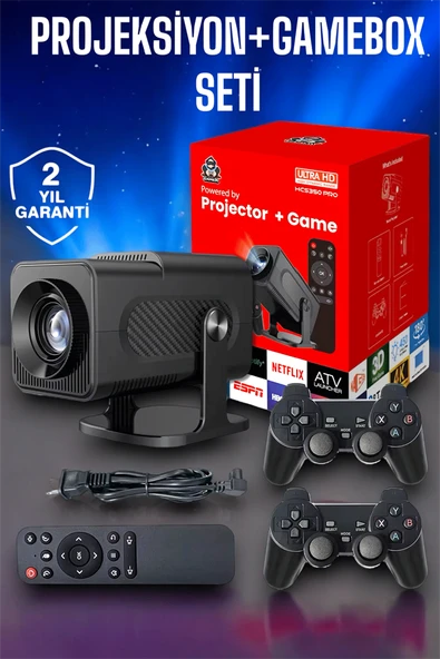 Bluetooth ve Yüksek Çözünürlükle Donatılmış Kompakt Projeksiyon Cihazı - 2