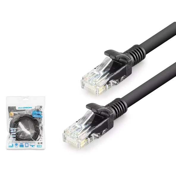 Hadron Hdx5071 Cat6 Kablo 1000Gb 250Mhz 3M Siyah ürün görseli