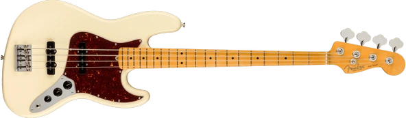 Fender American Professional II Jazz Bass Gülağacı Klavye Olympic White Bas Gitar ürün görseli