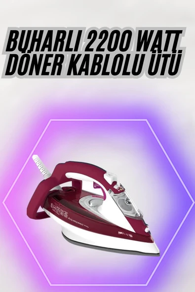 2200W Seramik Kaplama Estetik Tasarımı 360 Derece Dönebilir Kablosu