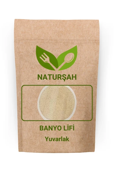 Naturşah  Doğal Kabak Banyo Lifi Yuvarlak - 1