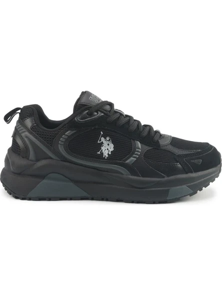 U.S.POLO ASSN CHABY 5PR SİYAH COMFORT CASUAL ANATOMİK SPOR AYAKKABISI - Resim 4