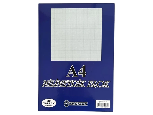 Milimetrik Blok Kağıdı A4 30 Yaprak - Resim 2