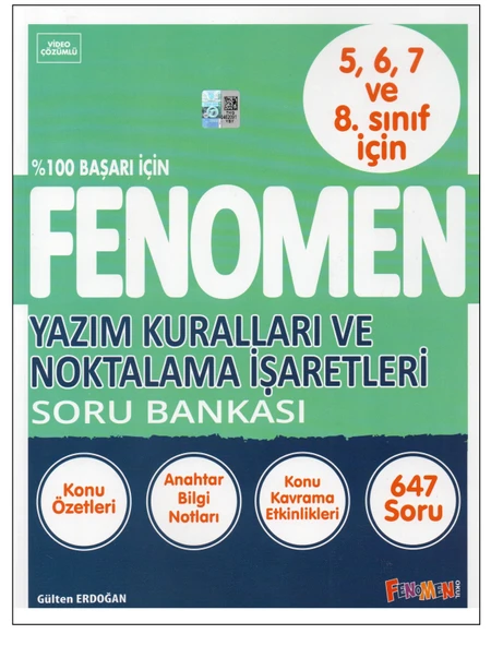 Fenomen Yazım Kuralları ve Noktalama İşaretleri Soru Bankası ürün görseli 1