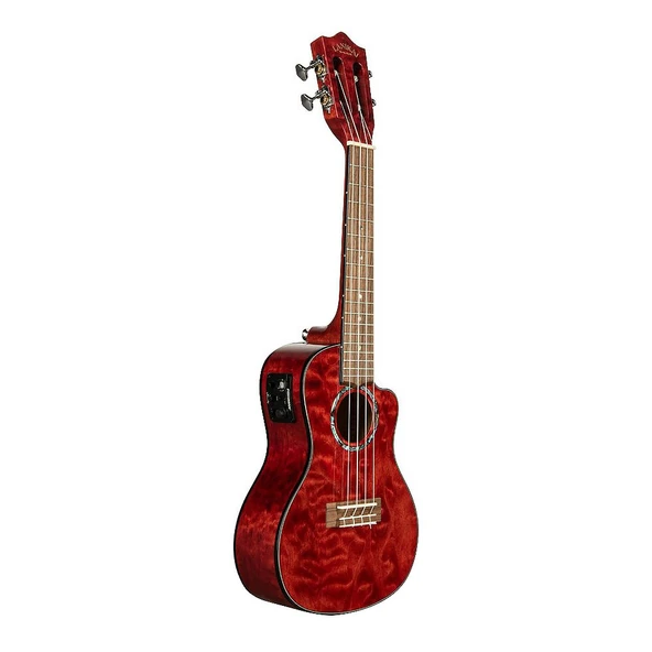 Lanikai QM-RDCEC Quilted Maple Concert Elektro Ukulele - 2