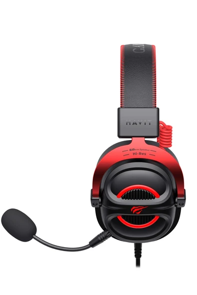 Havit Gamenote H2002E PRO 60mm Speaker Hi-Res Gaming Oyuncu Kulaklığı Siyah - 5