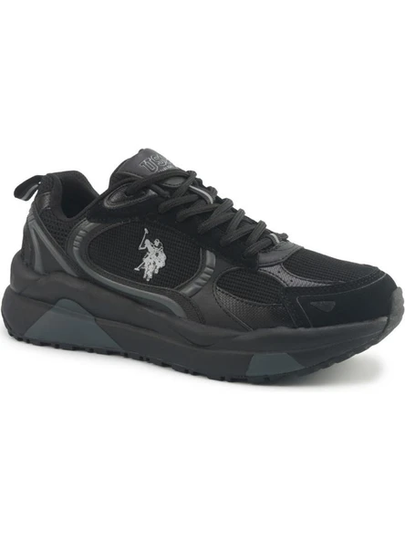 U.S.POLO ASSN CHABY 5PR SİYAH COMFORT CASUAL ANATOMİK SPOR AYAKKABISI - Resim 5