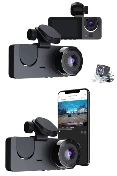 CarPlay Fotoğraf ve Video Kaydedici Araç İçi Kamera Ekranlı - 5