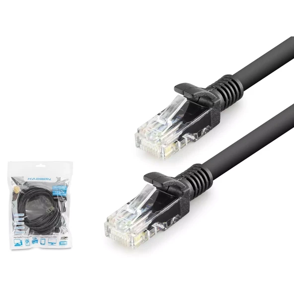 Hadron Hdx5072 Cat6 Kablo 1000Gb 250Mhz 5M Siyah - 1