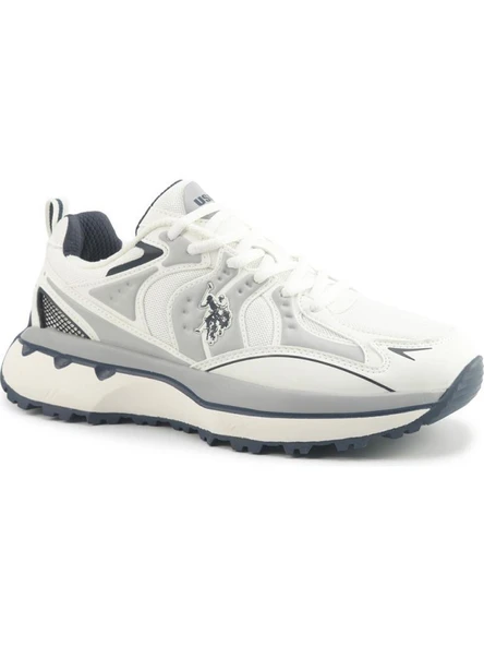 U.S.POLO ASSN CHAN 5PR BEYAZ COMFORT CASUAL ANATOMİK SPOR AYAKKABISI - 1