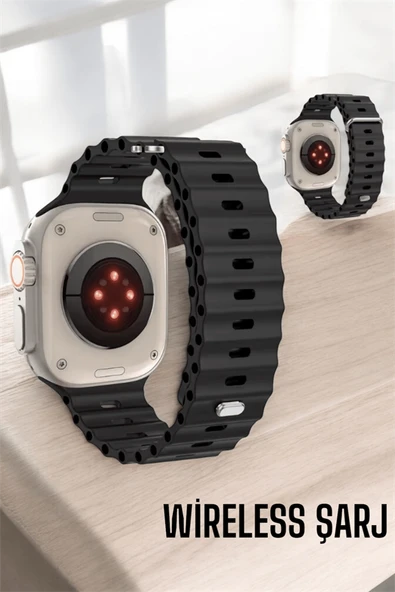 45 MM Gri Kasa Ultra Akıllı Saat Sesli Görüşme, Sağlık Takibi, Suya Dayanıklı ürün görseli