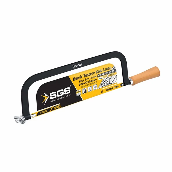 SGS DEMİR TESTERE KOLU LAMA (AĞIZLI) SGS204 - 1