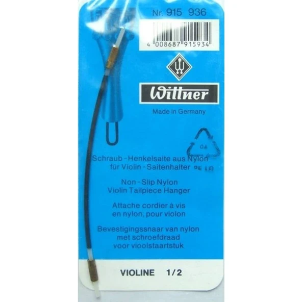 Wittner 2/4 Keman Kuyruk Bağı 915936 ürün görseli